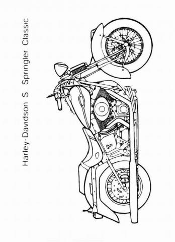 Раскраски Мотоциклы