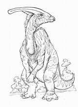 Раскраска "Динозавр"